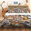 3D Color Conch 222 Bed Pillowcases Quilt Queen Size