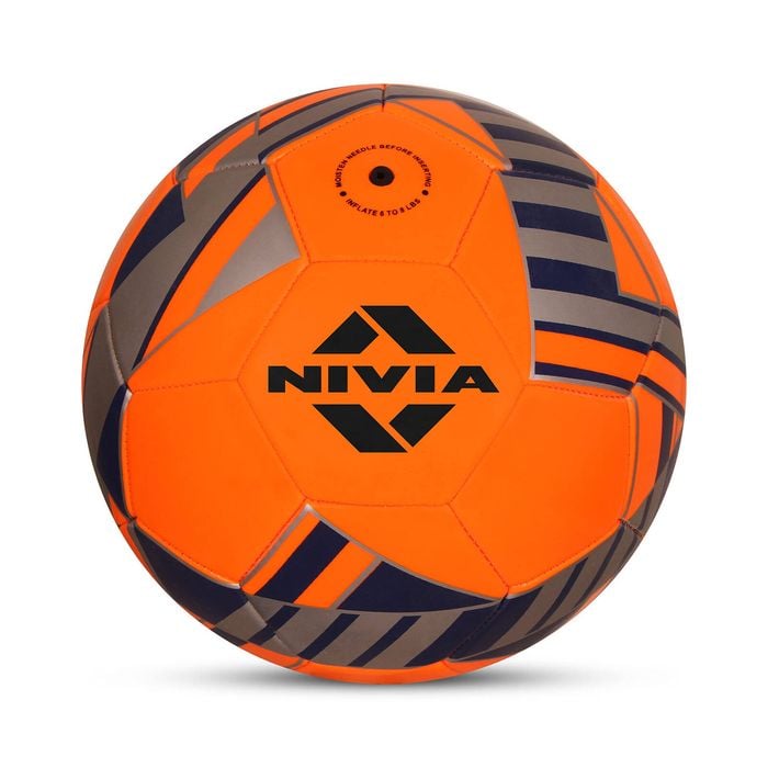 Nivia Blade Machine Stitched Football 32 Panel Soccer Ball Football Size - 5 Orange