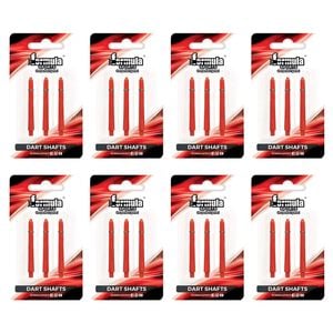 8x 3pc Formula Sports Nylon Ring Grip Shafts Short 35mm - Assorted