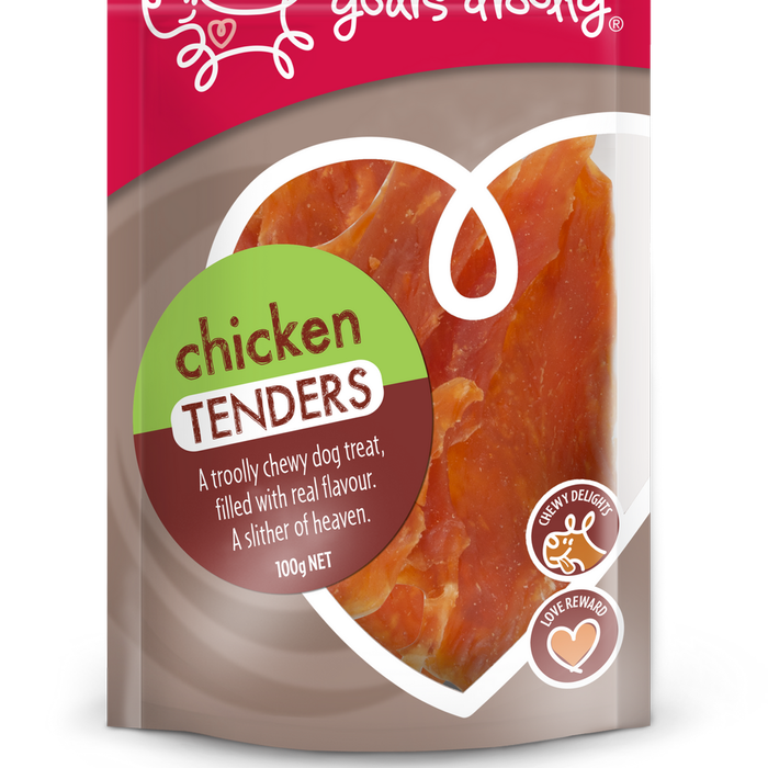 Yours Droolly Dog Treats - Chicken Tenders 100g (AG184)