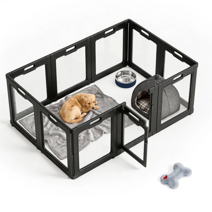Advwin DIY Small Animal Playpen Pet Enclosure Indoor Portable Exercise Fence