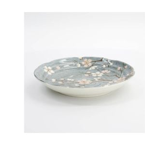 Tokyo Design Studio Fujisakura Plate Elegant 22x4cm Grey