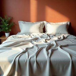 Royal Comfort 1000tc Balmain Bamboo Cotton Sheets Set Cool Grey Queen