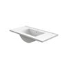 Stein 900mm White Polymarble Top With Single Basin