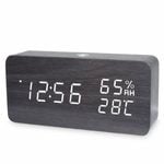 TODO Digital LED Alarm Clock w/ Temperature Display + Control APP - Black
