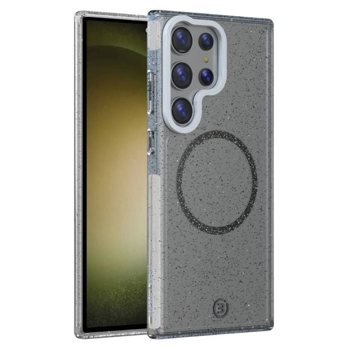 3sixt Impact Zero Magsafe Case (suits Galaxy S24 Ultra) - Clear/glitter