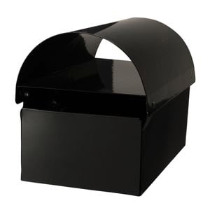 Sandleford Black Dune Post Mount Letterbox