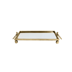 Elegant Collections Gold Eliza Small Tray