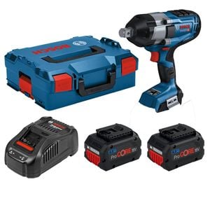 Bosch 18V Professional BITURBO 3/4" Impact Wrench Kit 2 x 8.0Ah 0615990M67