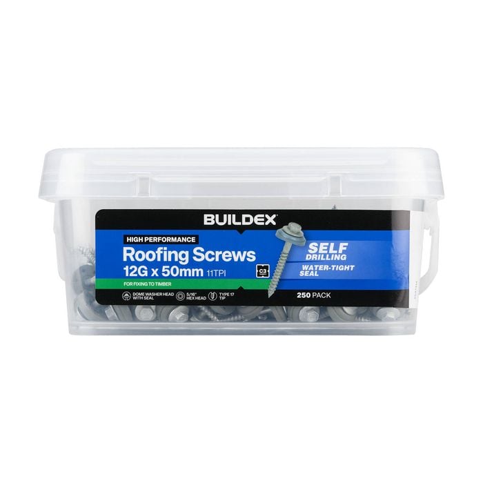 Buildex 8G x 32mm Class 3 Sheet Metal Screws - 25 Pack