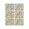 Cinnamon Cork Backed Coasters Set of 6 Satori