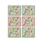 Cinnamon Cork Backed Coasters Set of 6 Satori