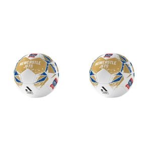 2PK A-League Newcastle Jets A-League Soccer Ball Size 5 - Mustard