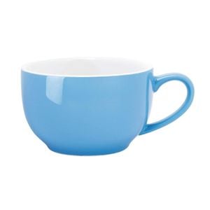 Olympia Cafe Coffee Cup Blue 230ml 12 Pack Ceramic Drinkware Hospitality Supplies