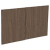 Kaboodle 1000mm Walnut Modern Fridge Cabinet Doors - 2 Pack