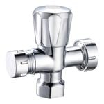 Kinetic 15mm x 20mm Chrome Double Mini Tap