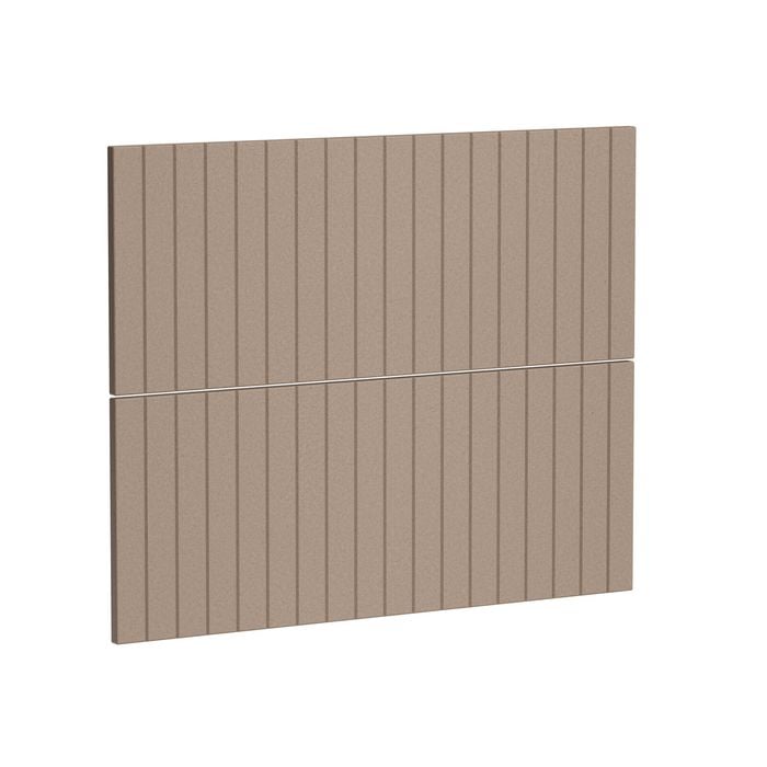 Kaboodle 900mm Raw Board V-Groove 2 Drawer Panels