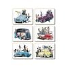 Cinnamon Placemats Cork Backed Set of 6 - Classic Rock