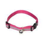 Happy Tails Reflective Pink Cat Collar