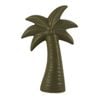 Maine & Crawford Costa Ceramic 19cm Palm Decor - Green