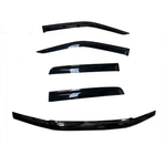 Bonnet Protector + Weathershields to suit Nissan Navara D40 2012-2015 Dual Cabs