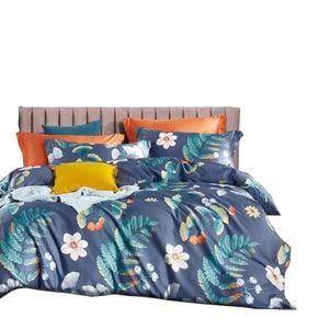 Bloomington 400TC Cotton Sateen Quilt Cover Set Mirade Garden King