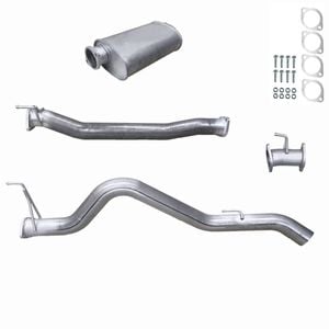 Ignite Exhausts Dpf Back For Holden Rg Colorado 2.8l 3" With Muffler Raw Aluminised Steel