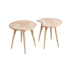 Natural Signature Small Raw Natural 2 Piece Ant Coffee Table Set