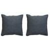 2PK Bianca Hallston Pre-Washed Cotton European Pillowcase - Charcoal