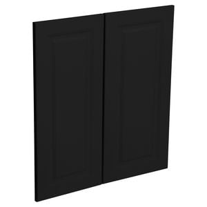 Kaboodle Black Olive Heritage Corner Base Cabinet Doors - 2 Pack