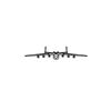 Ignite Laser Antonov An-225 Mriya - World's Largest Cargo Aircraft Silhouette Metal Wall Art Coated Black 15.7 inch - 40 cm