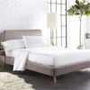 Luxor King White Color 1000TC 100% Cotton Fittd Sheet Flat Sheet Pillowcase Set