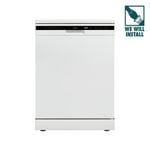Esatto 60cm White 12 Place Setting Dishwasher WELS 4.5 Star 10.8L Per Wash