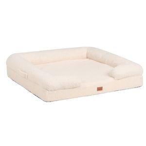 Tedi's Orthopedic Dog Calming Bed M in Cream