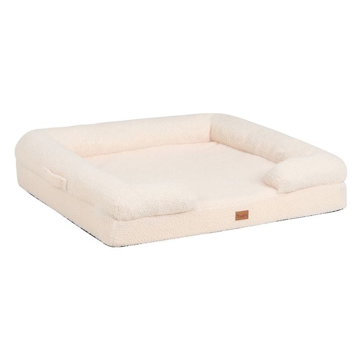Tedi's Orthopedic Dog Calming Bed M in Cream