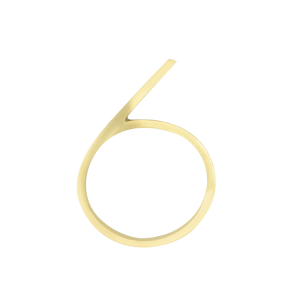 Sandleford 120mm Brass Toorak Number 6
