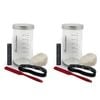 2x 6pc Brunswick Bakers Sourdough Starter Kit Home DIY Bread Making/Baking Tools