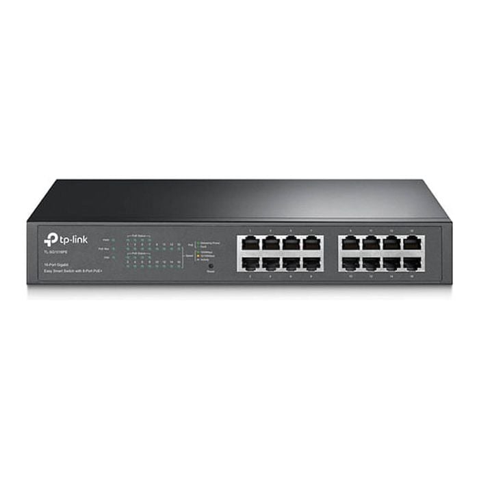 Tp-link Tl-sg1016pe 16-port Gigabit Easy Smart Switch With 8-port Poe+