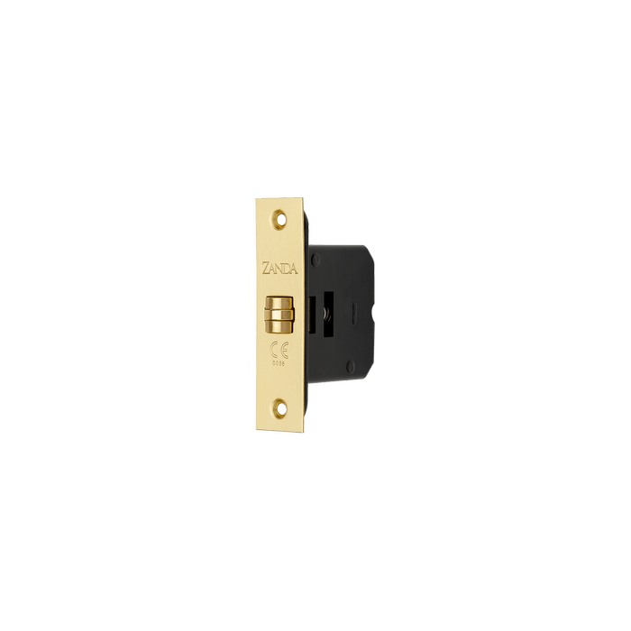 Zanda 102mm Height Satin Brass Heavy Duty Roller Catch