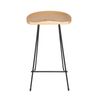 SK Designer Living | Berny Industrial Stool | 66cm - Natural & Black
