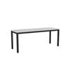 Olg Axis Table 4 Leg Black Frame White Top L1800mm X W600mm