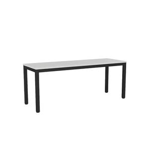 Olg Axis Table 4 Leg Black Frame White Top L1800mm X W600mm