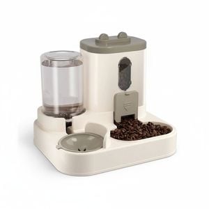 2-in-1 Automatic Cat Food & Water Dispenser