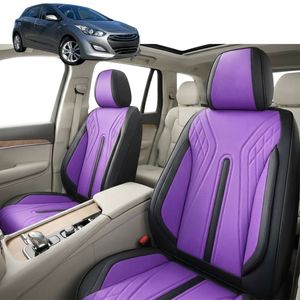 Australian Goose Front Seat Covers for Hyundai i30 2012 - 2016 (GD) - PU Leather, Purple (2pc)