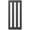 Thermtek 2040 x 820 x 41mm Parkwood Clear Glass Aluminium Entrance Door ALTH3LC