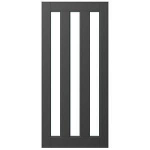 Thermtek 2040 x 820 x 41mm Parkwood Clear Glass Aluminium Entrance Door ALTH3LC