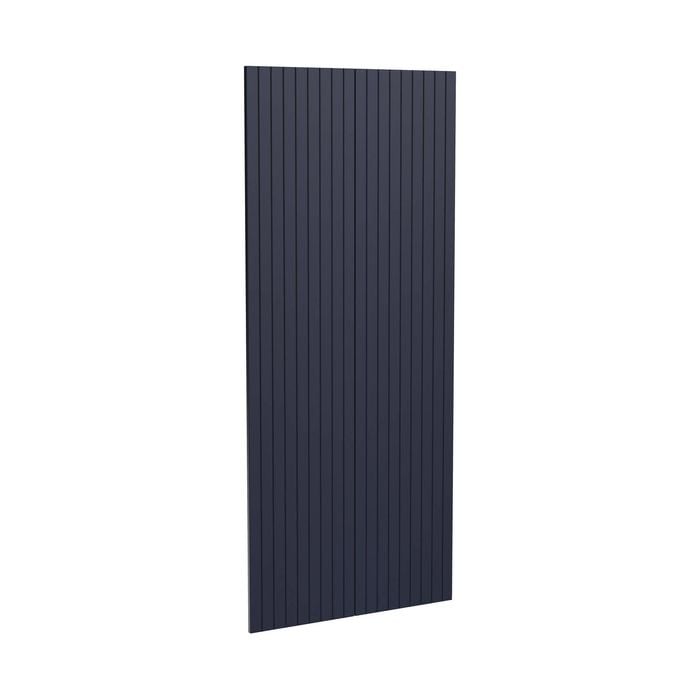 Kaboodle 900mm Berry Blue V-Groove Pantry Doors - 2 Pack