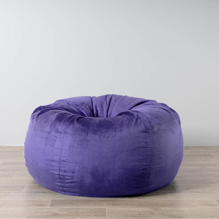Pierre Fur Bean Bag Very Peri Purple Bunnings Australia