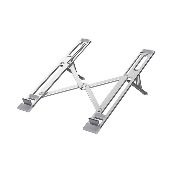 Hyper Adjustable Laptop Stand Riser Portable Notebook Cooling Holder Tray Silver