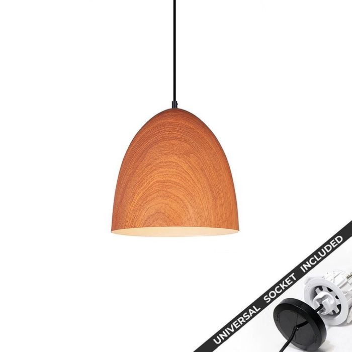Snap Lighting Ligna Ellipse Downlight to Pendant Light Conversion Kit Brown